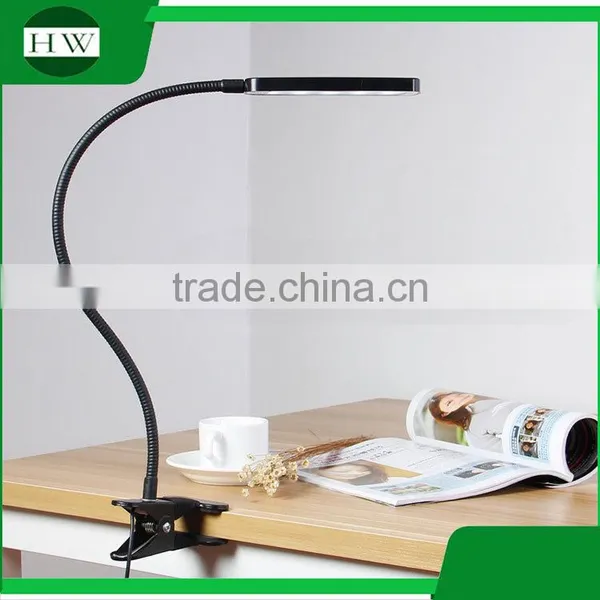 Plastic Portable Target Adjustable Usb Charging Charge Foldable Collapsible Folding Led Clamp Clip Work Reading Book Light Lamp photo-4