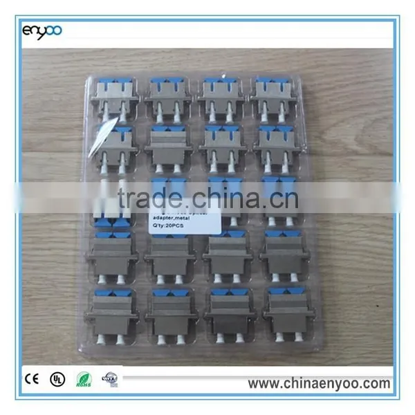 Metal Sheath LC Male - SC Female Hybrid Adapters Duplex Singlemode photo-3