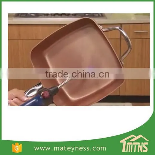 All in One Kitchen System Frying Pan Master Copper Chef Cookware photo-4