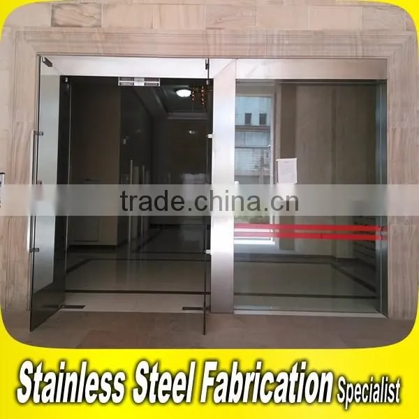 SS304 Customed Size Stainless Steel Profile Inox Door photo-6