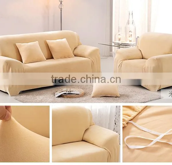 Wholesale Quality Autumn Winter Elastc Flannel Fabric Protective Sofa Cover LQ-SC100 photo-6