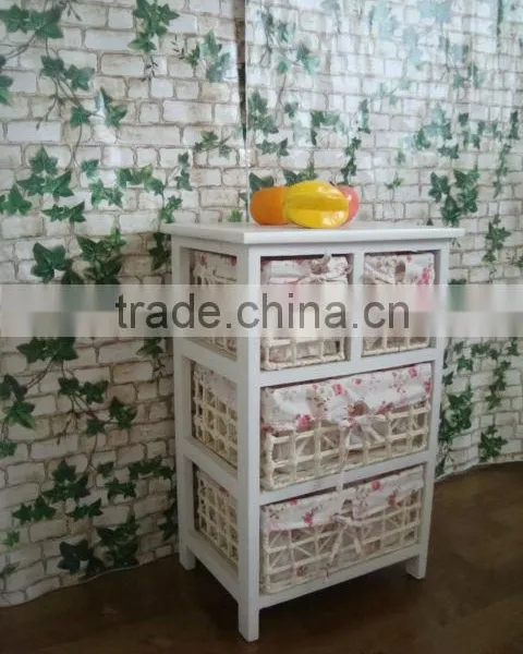 White Wooden Cabinet /wooden Chest/wooden Furniture photo-2
