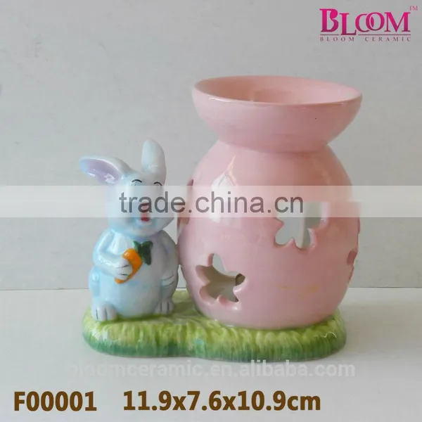 Porcelain Rabbit Design Wholesale Oil Burner photo-2