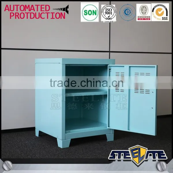 Single Door Steel Cupboard Price Metal Bedside Cabinet photo-3