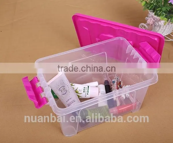 9L Toys Kits Clear Large Plastic Storage Bin&Box With Lids photo-2
