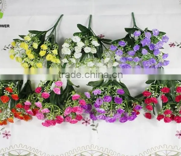 Cheap Artificial Lilac Flower Bouquet Decorative Landscaping Lilac Flower Bouquet Foshan Factory photo-2