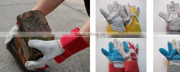 DDSAFETY With 5Years Experience Cow Grain Winter Leather Glove Safety Gloves photo-3