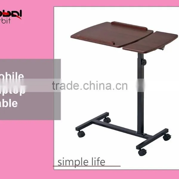 Mobile Portable Bedside Reading Desk Hospital Over Bed Side Table photo-4