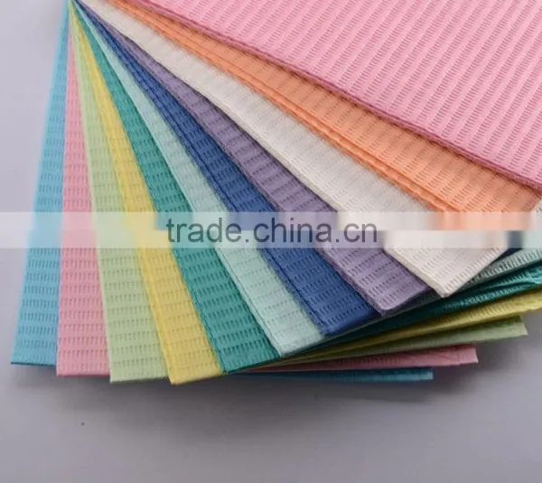 Low Price Disposable Colorful 3ply Dental Bib /patient Bib for Teeth Whitening photo-2