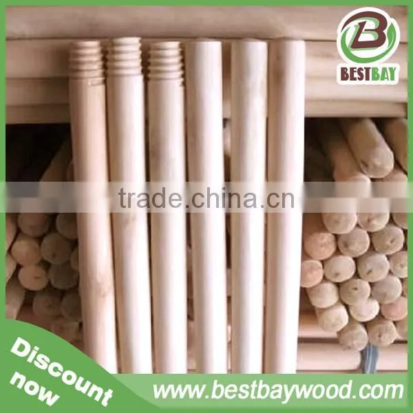 Dry Natural Broom Handle Wood Factory in China photo-2
