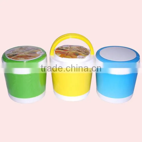 Plastic Keep Food Warm Lunch Box With Double Handle photo-2