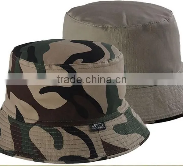 100% Cotton Bucket Hat Camo Bucket Hat for Adult and Kid photo-2
