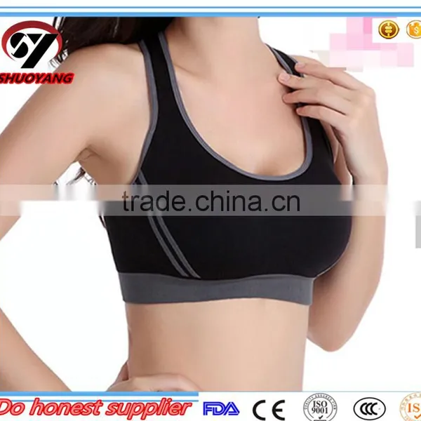 2017 High Quality Fitness Sports Wear Breathable Sexy Women Sports Bra photo-2