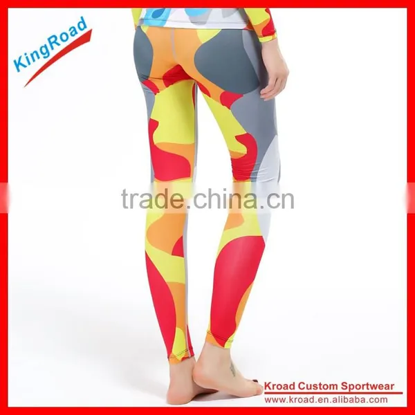 Wholesale Running Mens/Ladies Custom Gym Compression Pants photo-2