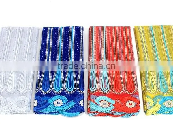 Hottest Latest African Lace Fabric 2016 Many Colors Malaysia Lace Embroidery Fabric photo-5