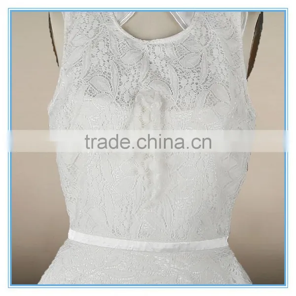 Full Lace Latest Fancy Tops Girls With Peplum Sweep photo-3