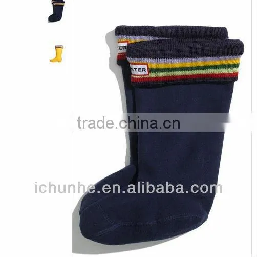 New Style Windproof Warm Knit & Winter Polar Fleece Rain Boots Factory photo-3