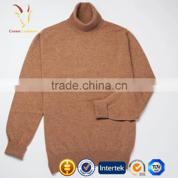 Turtle Neck Cotton Men Winter Sweater 2015 photo-4