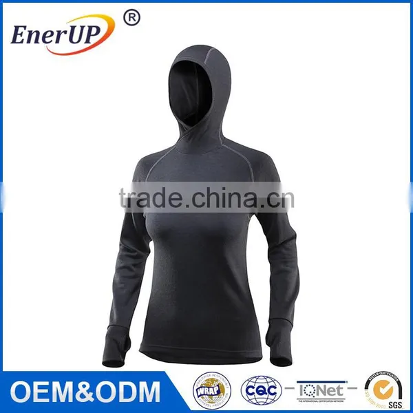 Running Sport Wear Women Clothing Thermal Wicking Antibacterial Gym Long Sleeve Elongated T Shirt photo-5
