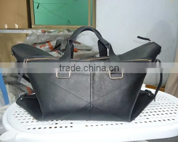 Genuine Cow Italian Leather Travel Bag