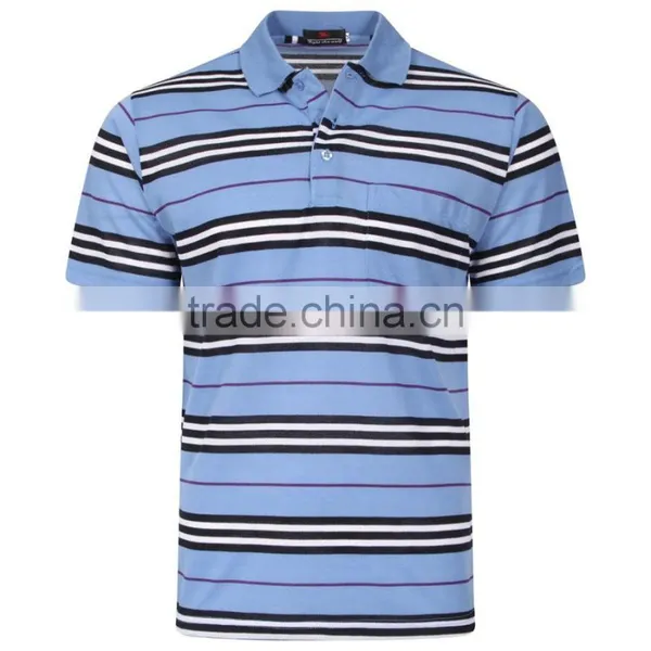 Customized Short Sleeve Man Polo T-shirt photo-5