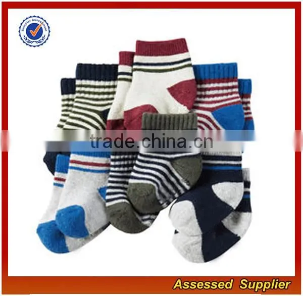 Wholesale Custom Girl and Boy Cotton Socks for Baby JH57 photo-3
