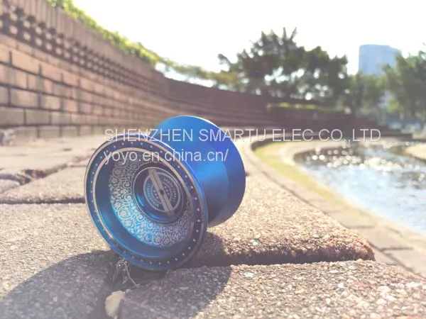 BEBOO YOYO L1 Blue Metal Yoyo Professional Yoyo for Alloy Aluminum