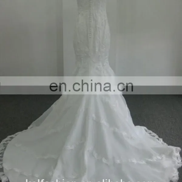 EBX-57 Off Shoulder With Lace Wedding Dress | Pinup Dress photo-2