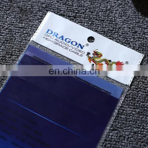 Factory Supply Opp Bag With Header/colorful Plastic Bag photo-4