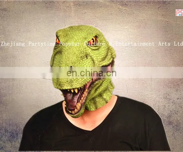 Carnival Halloween Party Crocodiles Latex Head Mask