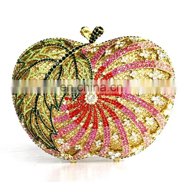 2015 Fashion Crystal Handbag Rhinestone Clutch Bag Evening Clutch Bag Wedding Bag Handmade Women Bag photo-4