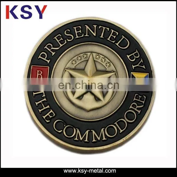Cheap 3D Custom Gold Sliver Metal Coin photo-5