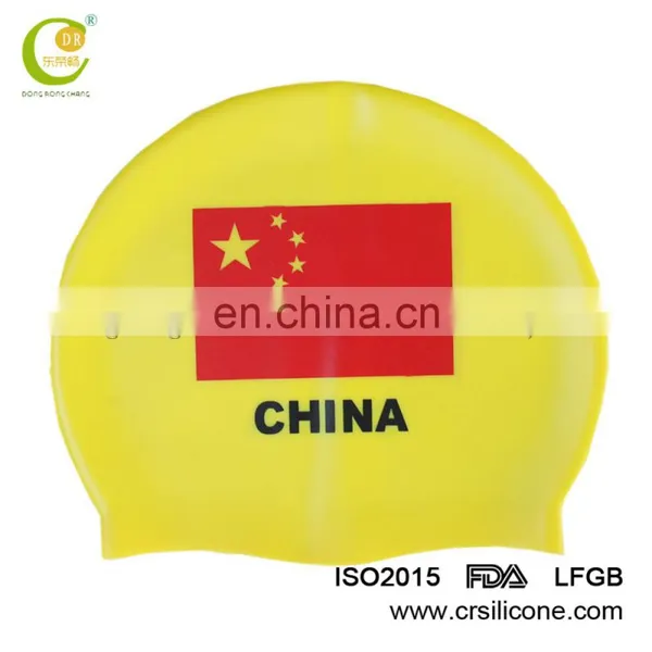Customized Logo 100% Silicone Swimming Cap With Adult and Kid Size photo-4