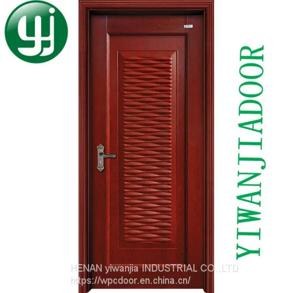 Direct Buy China New Design Wpc Pvc Wood Plastic Composited Wooden Door photo-5