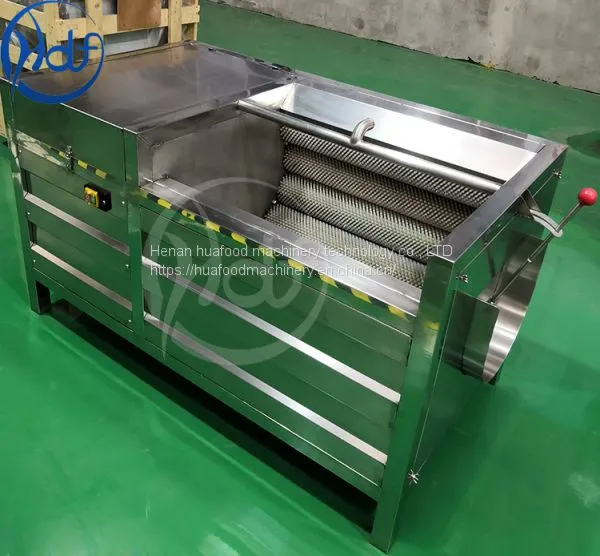 Automatic carrot skin remove washing machine  potato peeling machine