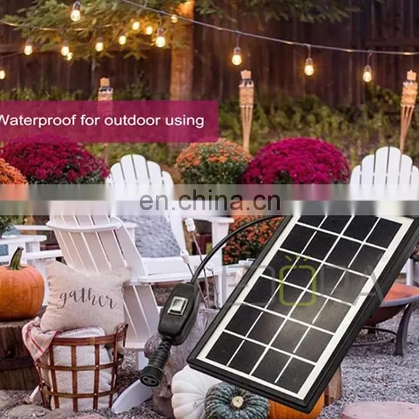 Luces De Navidad Solar Christmas Decoration S14 Led String Lighting Outdoor Waterproof photo-7