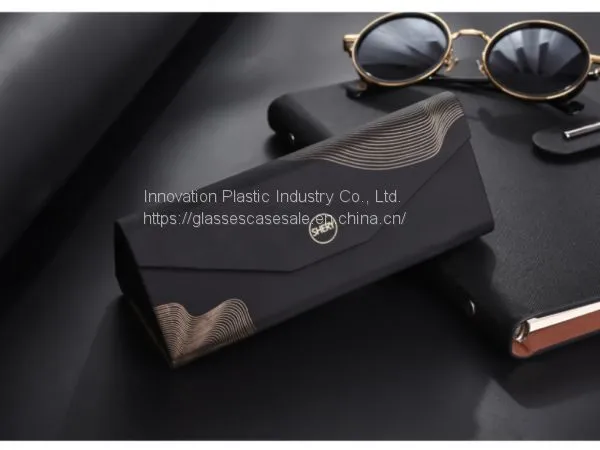 Personalized and Creative Portable Sunglasses Case; Unisex Folding Eyeglasses Holder photo-5