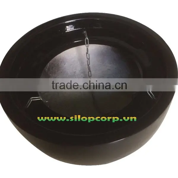 GARDEN DECORATION FIBERGLASS FLOWER POTS AND PLANTING photo-6