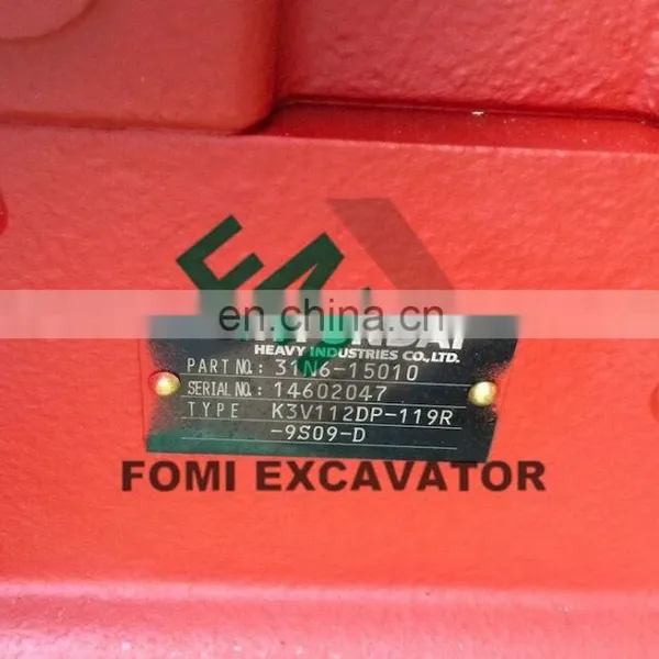 K3V112DP K3V112DP-119R-9S09-D Hydraulic Pump for R200W-7 photo-2