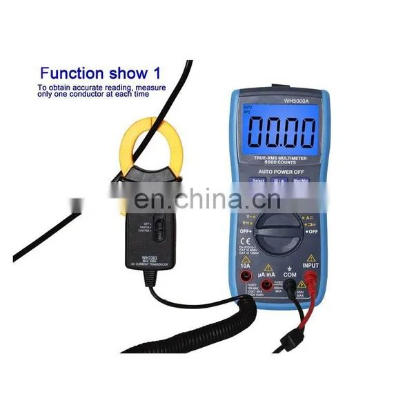 Frankever Lcd Display Digital Auto Ranging Digital Multimeter With 600a Current Testing Clamp photo-2