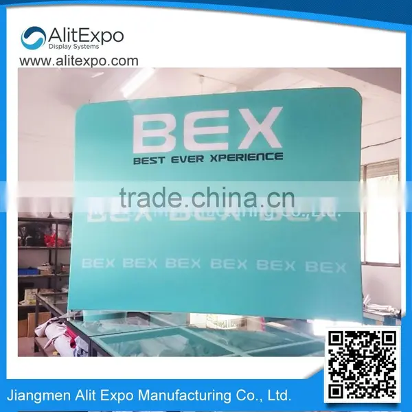 Wholesale Top Quality Low Price Advertising Backdrop Banner, Aluminum Frame 100% Poylester photo-3