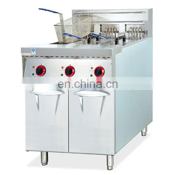 Commercial Stainless Steel Free Standing Electric Deep Fat Fryer With Cabinet photo-4