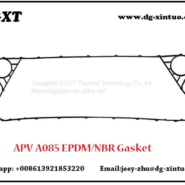 APV Equivalent J092 Heat Exchanger FKM/Viton Gasket For Oil Plate Heat Exchanger photo-5