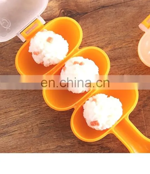 Designer Plastic Baby Rice Ball Mold Orange, Lunch Maker Mould photo-3