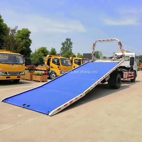 China Wrecker Towing Truck 8ton Dongfeng KINGRUN 4x2 4x4 Long Bed Tow Truck photo-3