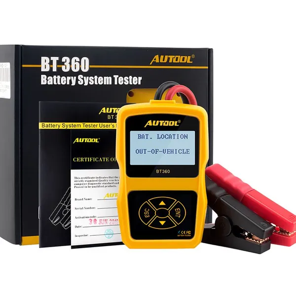 Autool BT360 12V Car Battery Tester Digital Analyzer CCA Voltmeter Auto Generator Voltage Charging BAD Cell Test Vehicle photo-3