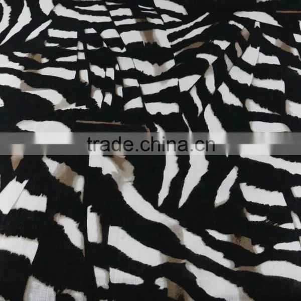 21*21 Printed Linen Fabric,women's Fashion Dress Fabric,100% Linen Fabric photo-4