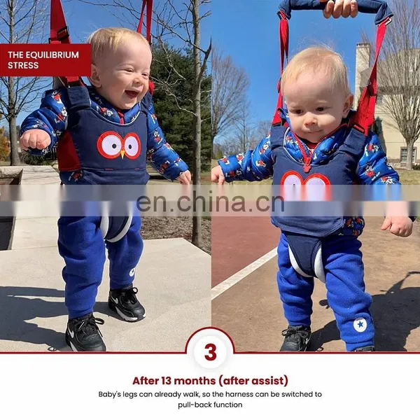 Adjustable Handheld Baby Walking Harness for Kids Walker Assistant Belt Safe Standing Learning Helper photo-3
