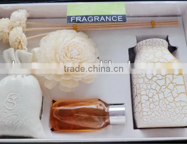 aroma diffuser/reed diffuser set/gift set/reed diffuser with scented sachet ,flower,perfume oil