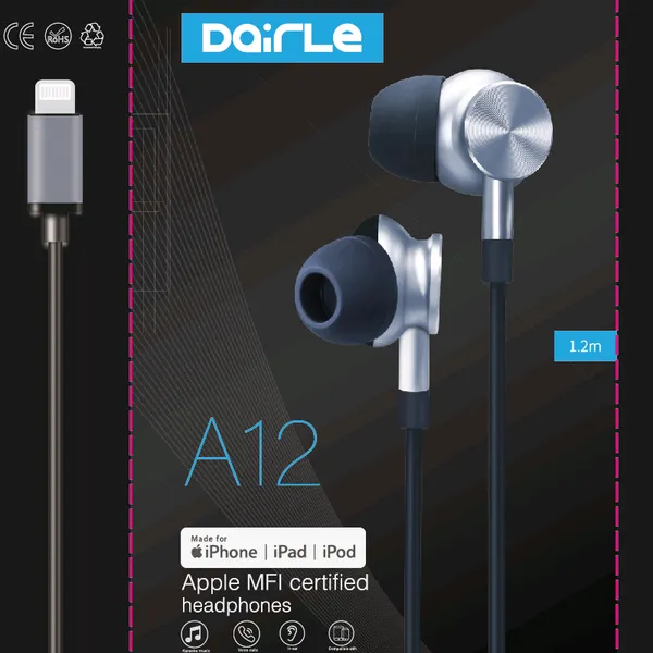 Press Play Unity 1 Iphone 13 Accessories Original Lightning Earphones Bludijat With Mic in Ear photo-4